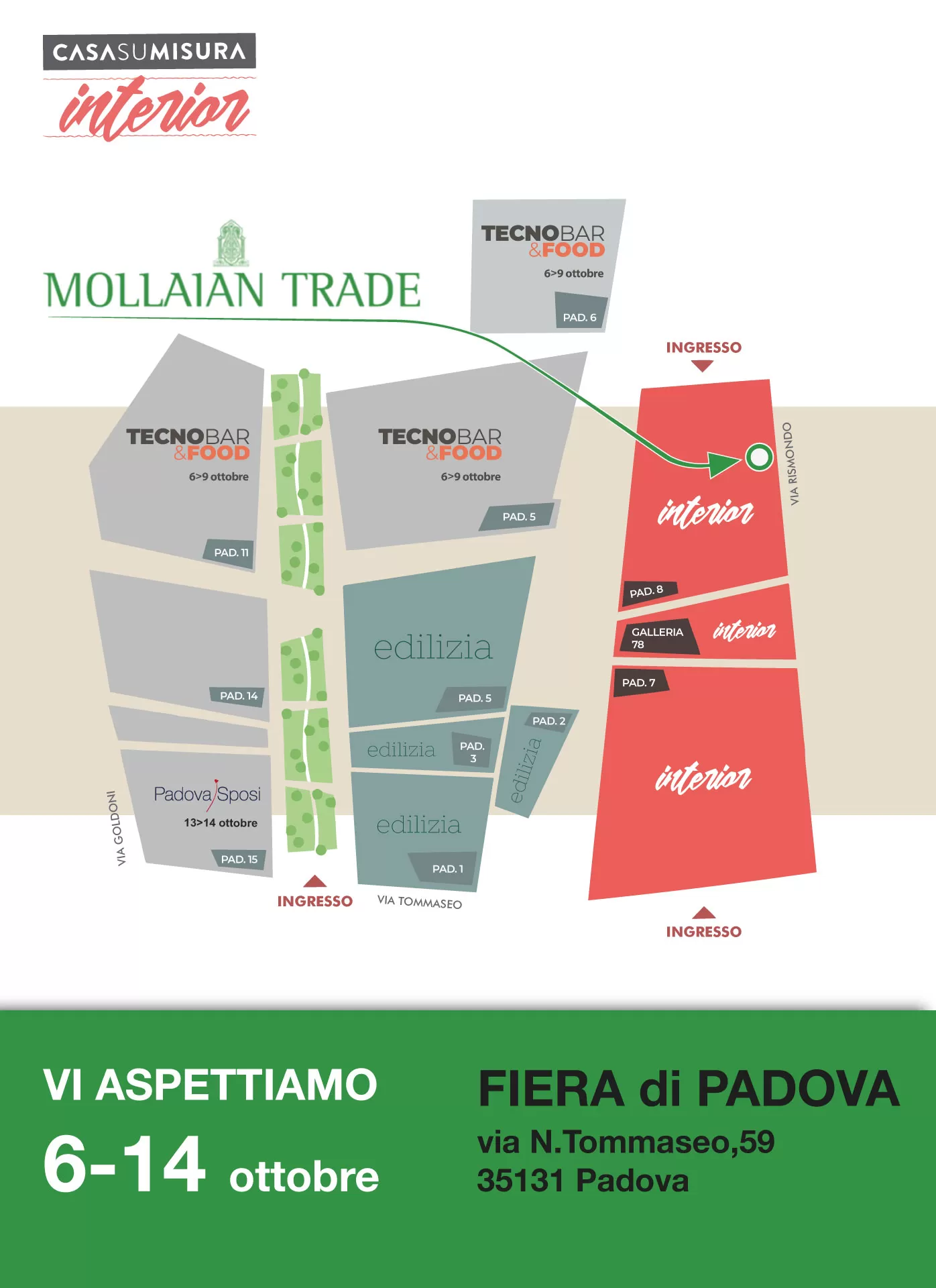 Casa su Misura 2018 Padova: Mollaian Trade tra gli espositori