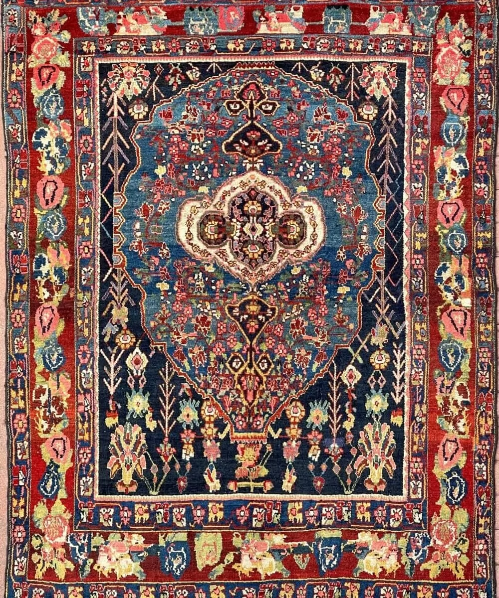 Tappeto Antico Bakhtiari ( Golfrang) - 195 x 156 cm.