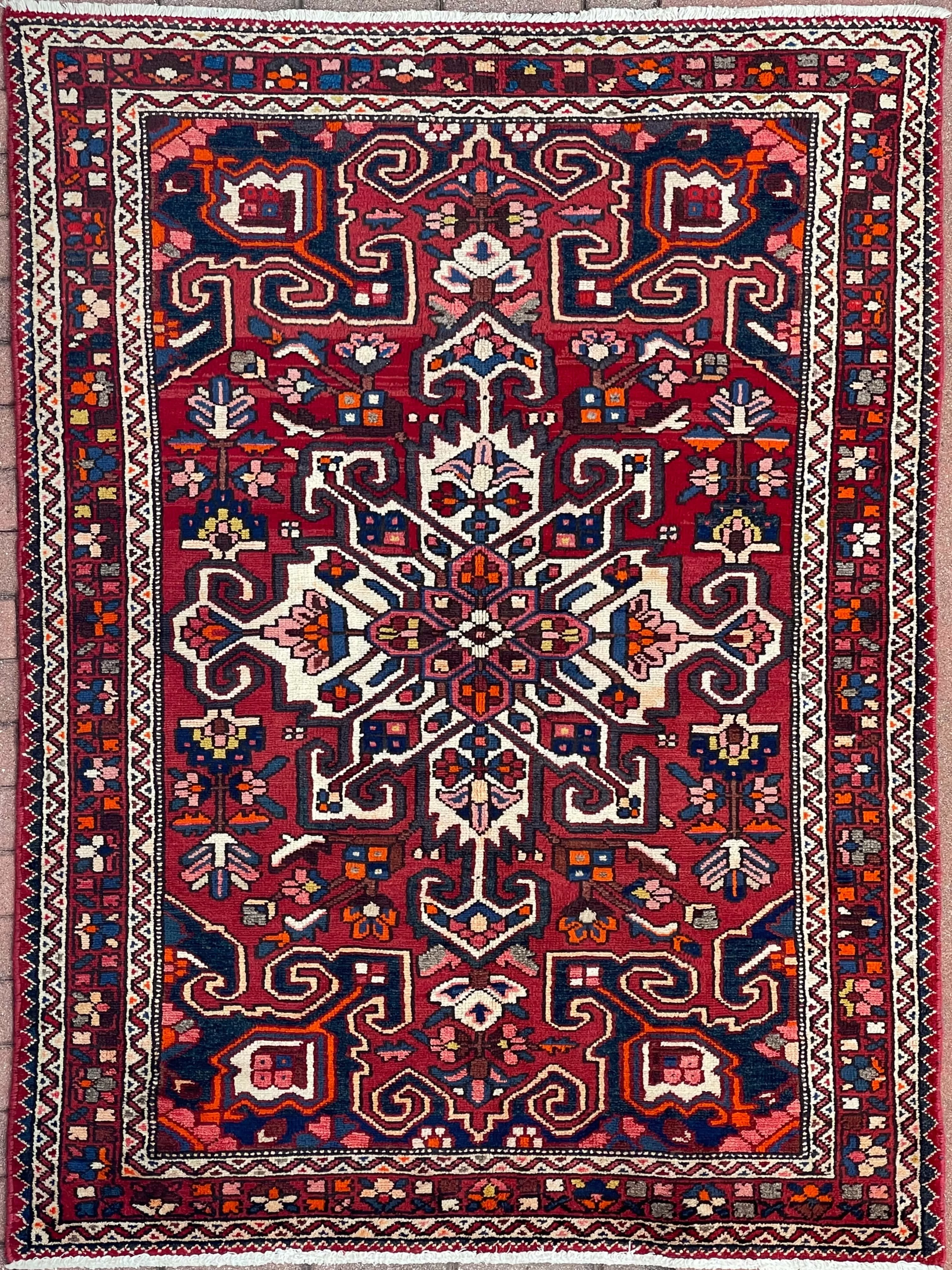 Tappeto persiano Bakhtiari - 203 x 136 cm.