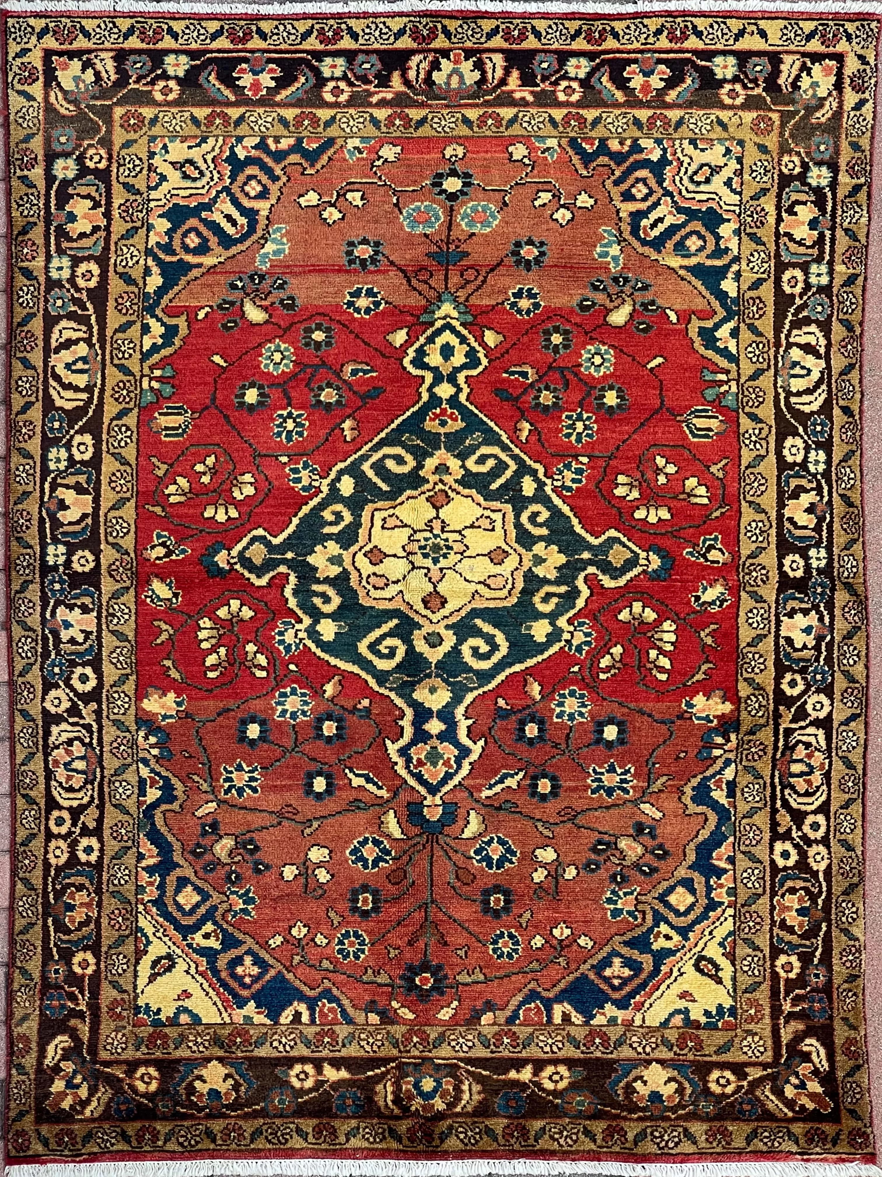 Tappeto Persiano  Hamadan - 211 x 130 cm.