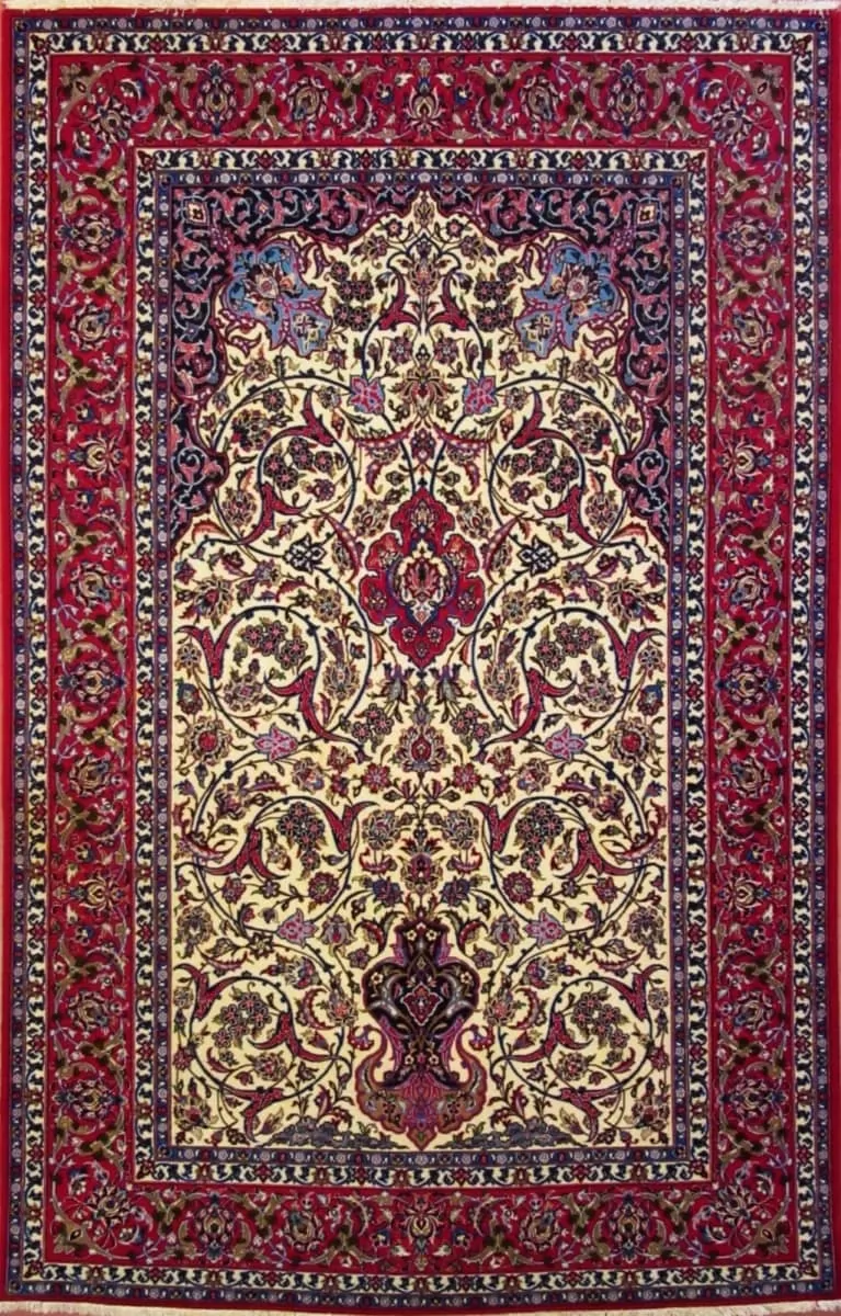 Tappeto Isfahan - 222 x 141 cm.